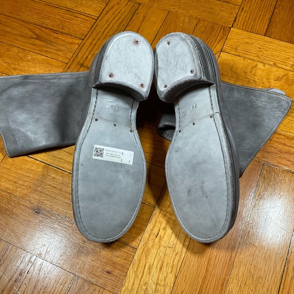 GUIDI 788Z Back Zip Mid Boots Grey - Picture 7 of 9